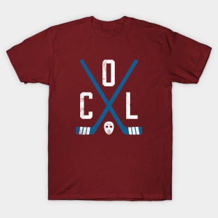 COL Retro Sticks - Burgundy T-Shirt